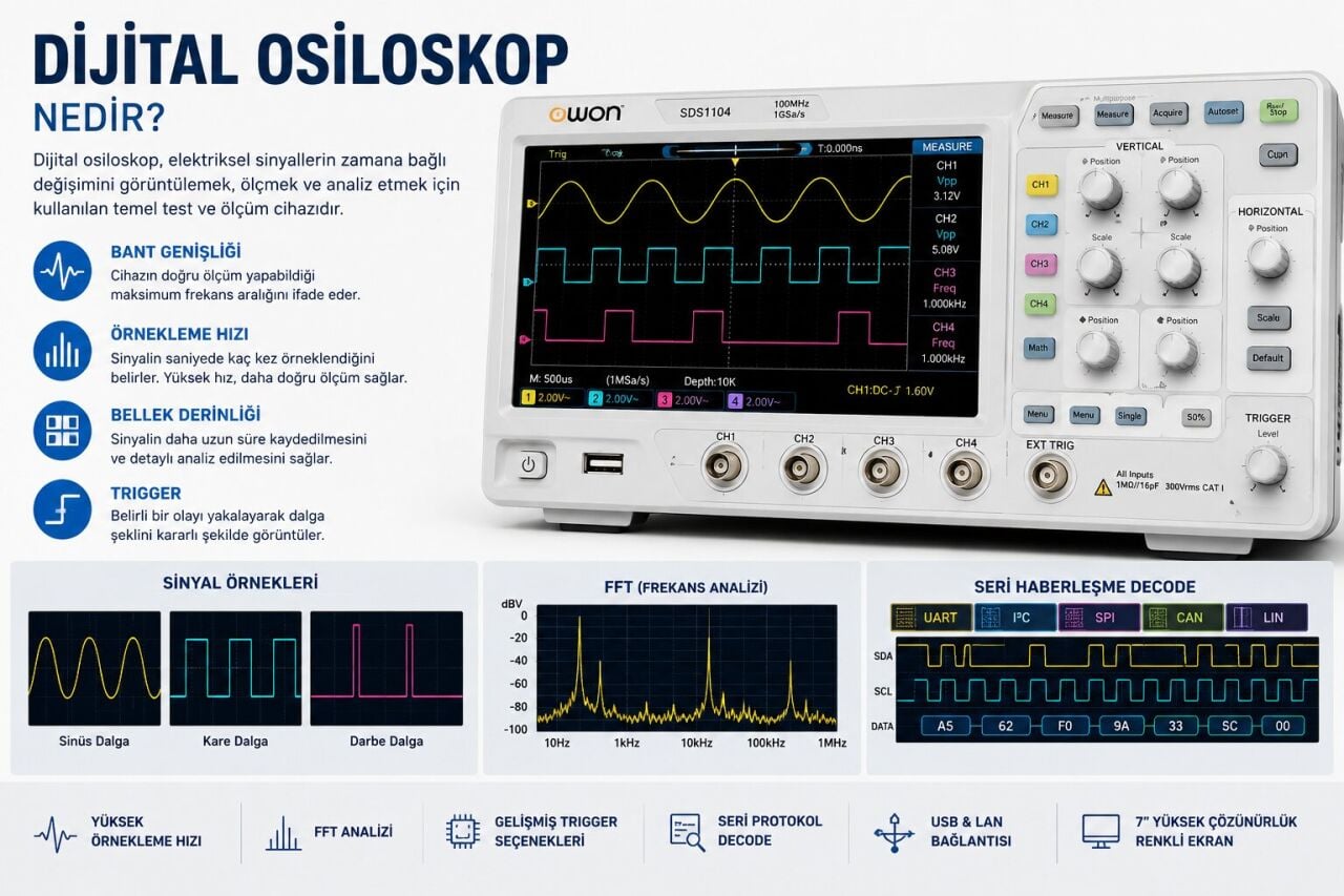 Dijital Osiloskop Nedir?