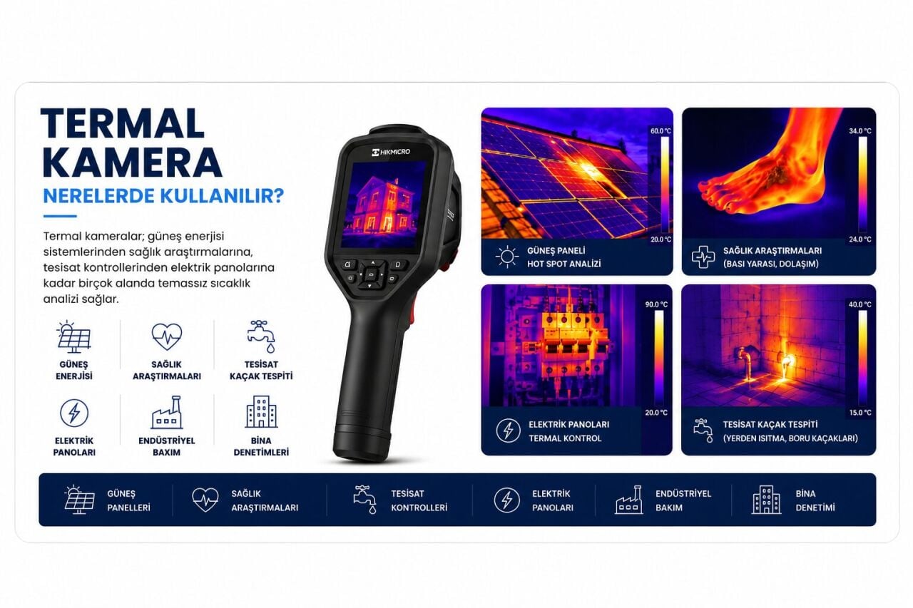 Termal Kamera Nerelerde Kullanılır? 10 Uygulama Alanı