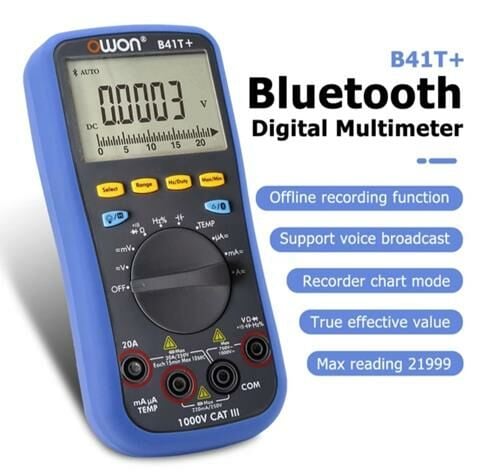 Multimetre – OWON B41T+ – 4½ Digit – True RMS – Bluetooth