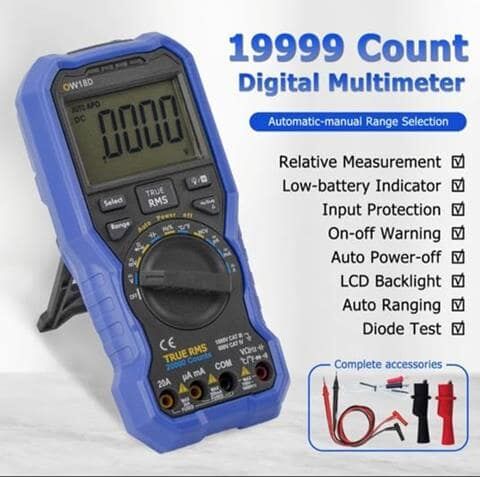 Multimetre – OWON OW18D – 4½ Digit – True RMS