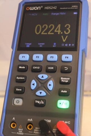40 MHz El Tipi Osiloskop + Multimetre – HDS242