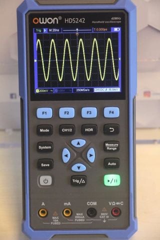 40 MHz El Tipi Osiloskop + Multimetre – HDS242