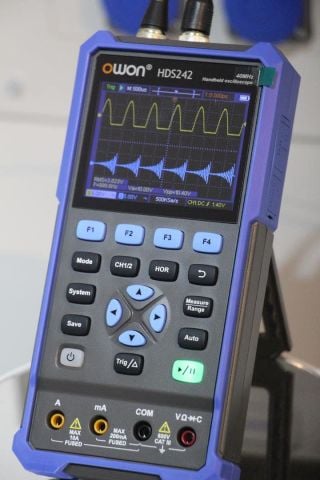 40 MHz El Tipi Osiloskop + Multimetre – HDS242