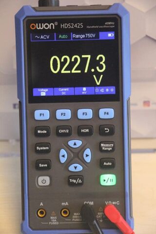 40 MHz El Tipi Osiloskop + Multimetre + Fonksiyon Jeneratörü – HDS242S