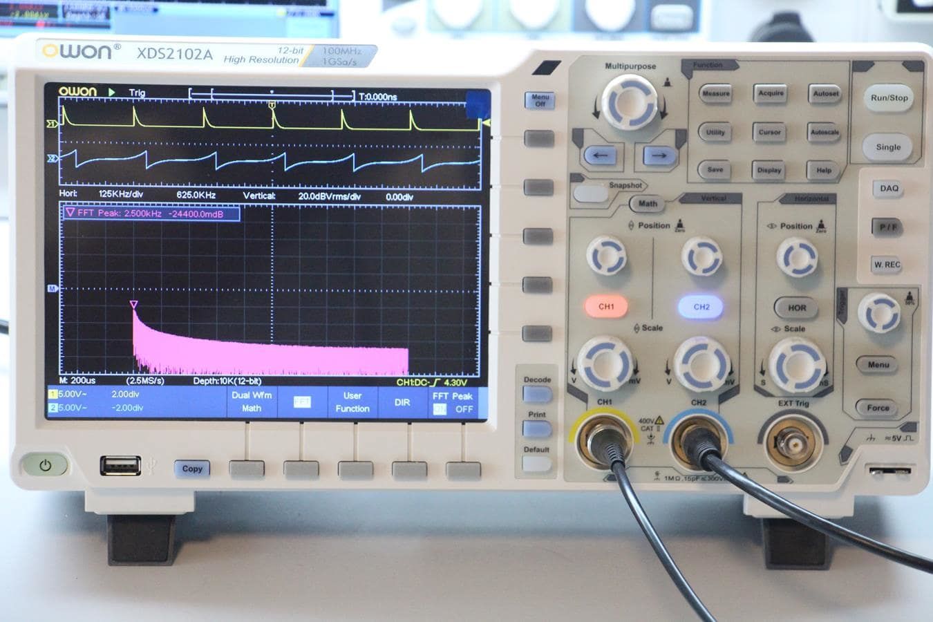 100 MHz 2 Kanal 12 Bit Osiloskop – XDS2102A