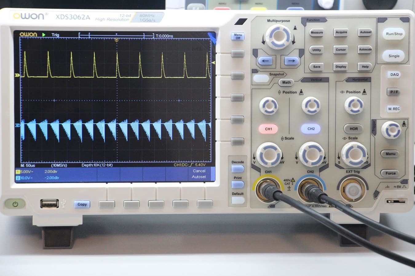 60 MHz 2 Kanal 12 Bit Osiloskop – XDS3062A