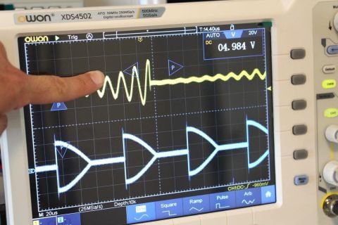 500 MHz 2 Kanal Osiloskop – XDS4502