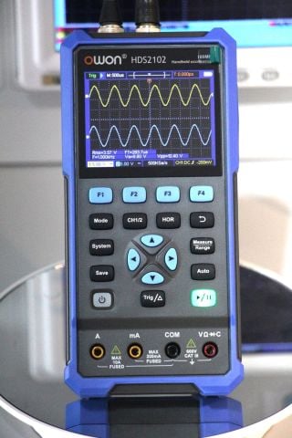 100 MHz El Tipi Osiloskop + Multimetre – HDS2102