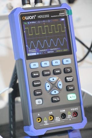 200 MHz El Tipi Osiloskop + Multimetre – HDS2202