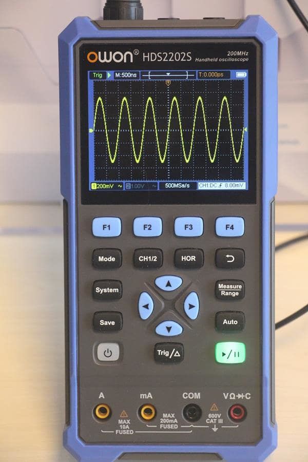 100 MHz El Tipi Osiloskop + Multimetre + Fonksiyon Jeneratörü – HDS2202S