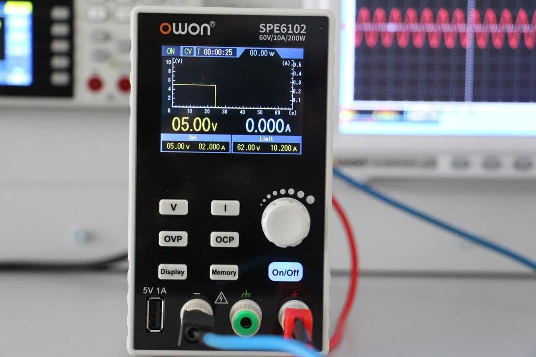 DC Güç Kaynağı – OWON SPE6102 – 60V / 10A / 200W