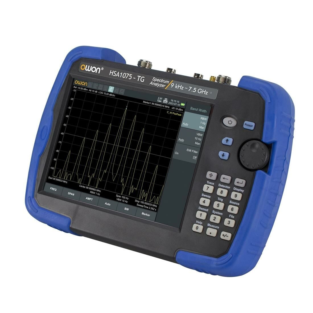 7.5GHz – Spektrum Analizör – Taşınabilir – Tracking Generator - OWON HSA1075TG