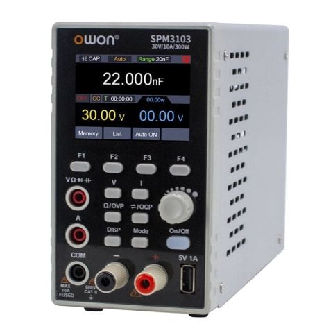 30V / 10A / 300W – DC Güç Kaynağı – Multimetre - OWON SPM3103