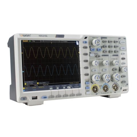 Owon XDS2102 Osiloskop 100 MHz 2 Ch  8” Dok-Ekr Decode