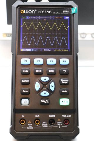 Osiloskop 200MHz – OWON HDS320S – Multimetre + AFG – El Tipi
