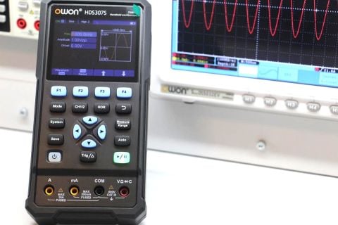 70 MHz El Tipi Osiloskop + Multimetre + Fonksiyon Jeneratörü – HDS307S