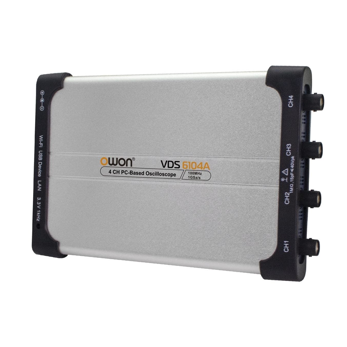 100 MHz 4 Kanal 14 Bit USB Osiloskop – VDS6104A