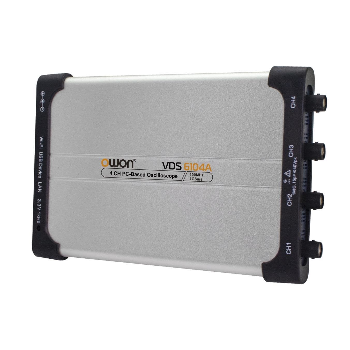 100 MHz 4 Kanal 14 Bit USB Osiloskop – VDS6104A