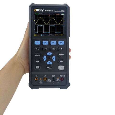Osiloskop 100MHz – OWON HDS310S – Multimetre + AFG – El Tipi