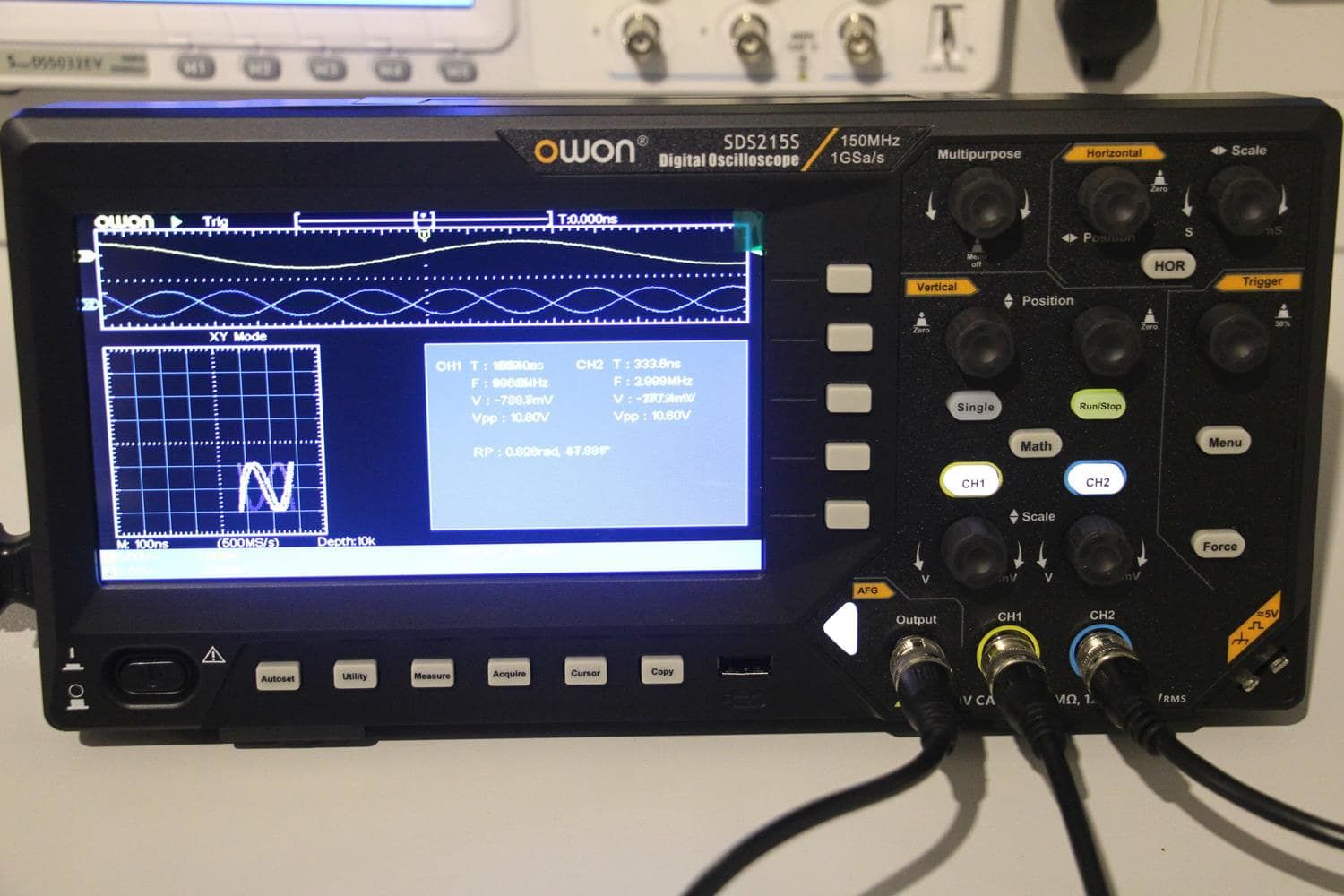 150 MHz 2 Kanal Osiloskop + Fonksiyon Jeneratörü – SDS215S