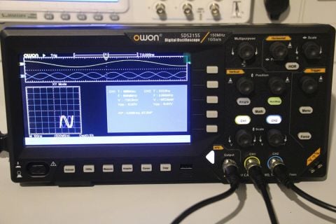 150 MHz 2 Kanal Osiloskop + Fonksiyon Jeneratörü – SDS215S