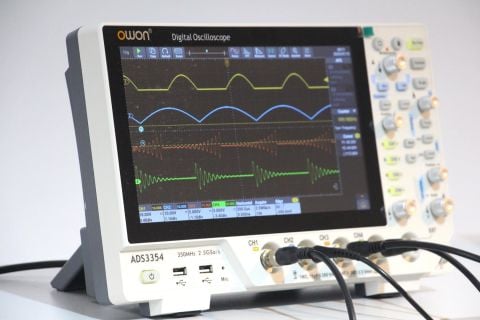 Owon ADS3354 Osiloskop – 350 MHz – 4 Kanal – 10.1” Dokunmatik