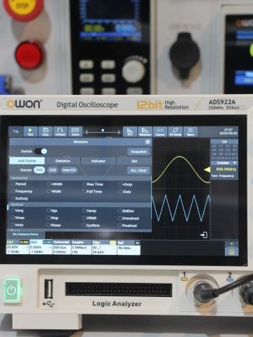 250 MHz 2 Kanal 12 Bit Osiloskop + Lojik Analizör – ADS922A