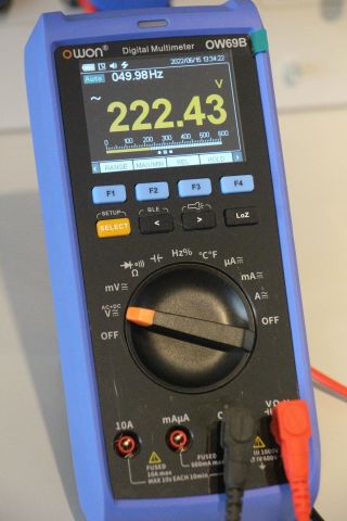 Multimetre-LoZ-AC+DC Lab-Endüstriyel Tip - OWON OW69B