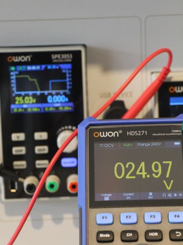 Owon HDS271 Osiloskop+Multimetre+Fonk-Jenerator-1Ch-70MHz