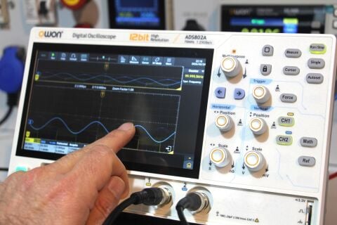 70 MHz 2 Kanal 12 Bit Dijital Osiloskop – ADS802A