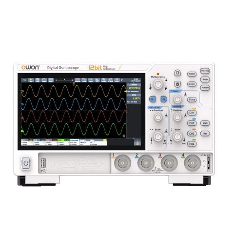 Owon ADS814A Osiloskop – 100 MHz – 4 Kanal – 7” Dokunmatik – 12-Bit