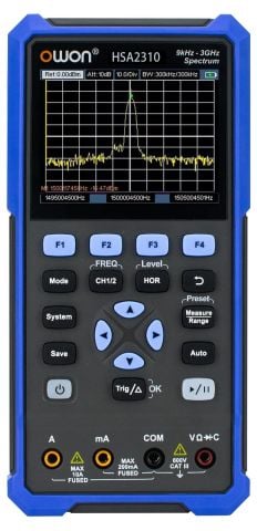3GHz - Spektrum Analizör  + Osiloskop 100MHz – OWON HSA2310