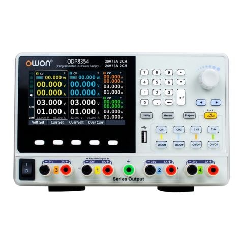 30V / 5A / 204W – DC Güç Kaynağı – 4 Kanal – OWON ODP8354