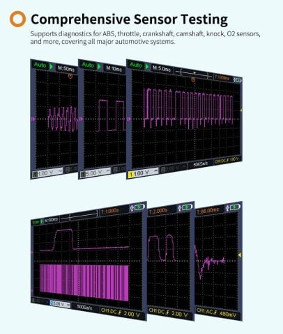 OWON HDS2102A – Otomotiv Teşhis Özellikli Taşınabilir Osiloskop