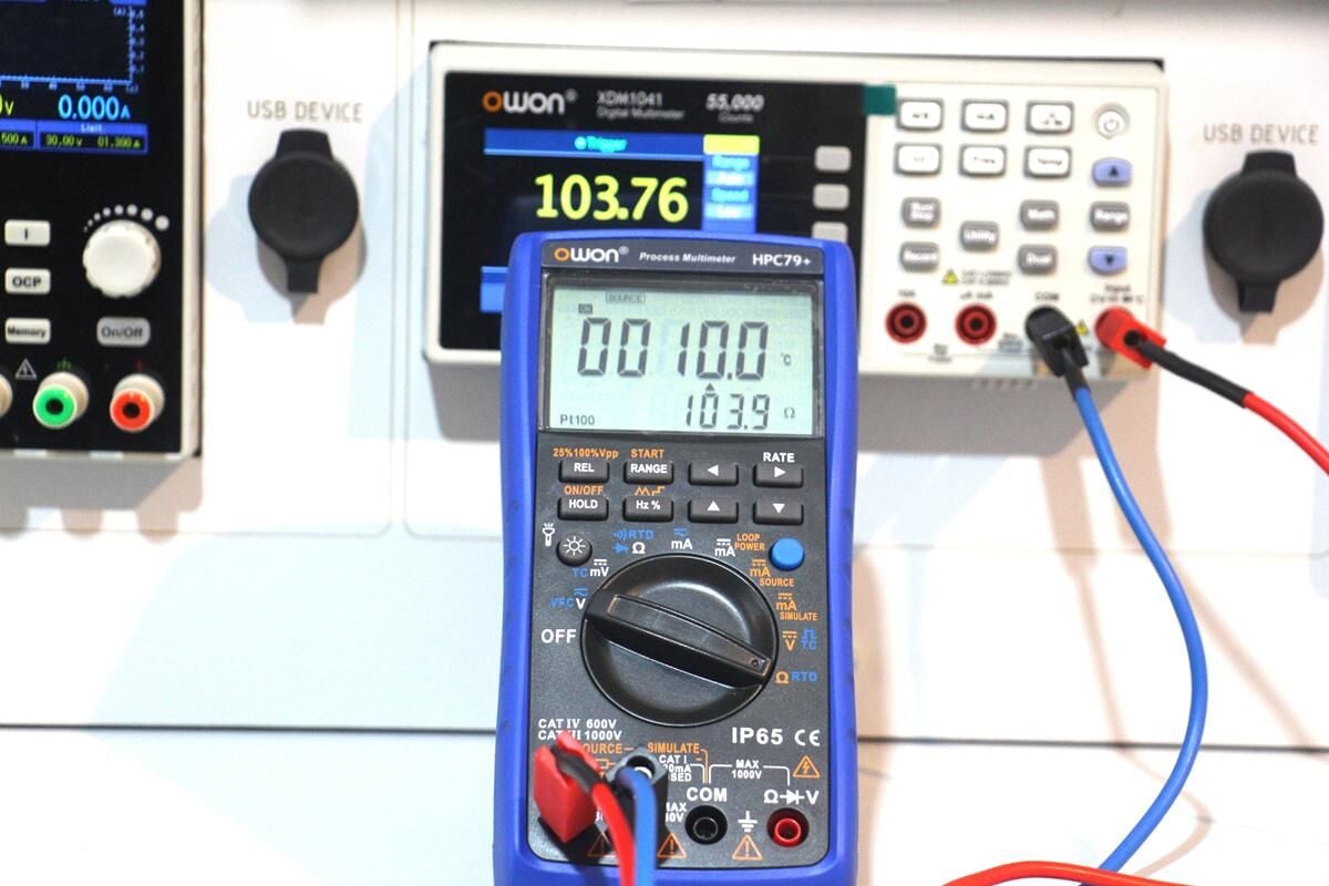 Proses Multimetre – OWON HPC79+ – TC & RTD