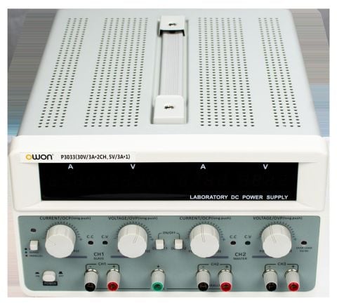 30V / 5A – DC Güç Kaynağı – 3 Kanal – OWON P3053
