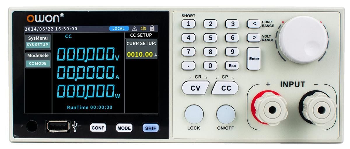 OWON OEL8511B DC Elektronik Yük – 300V / 20A / 200W