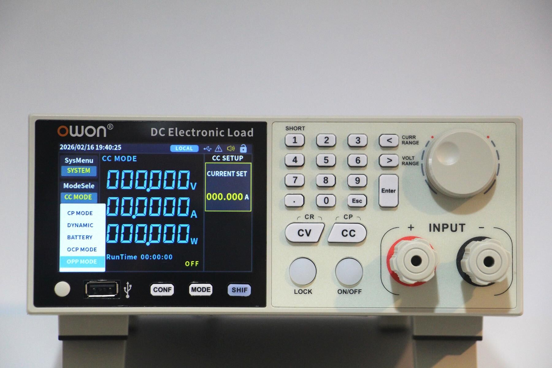 OWON OEL8512C DC Elektronik Yük – 600V / 40A / 400W
