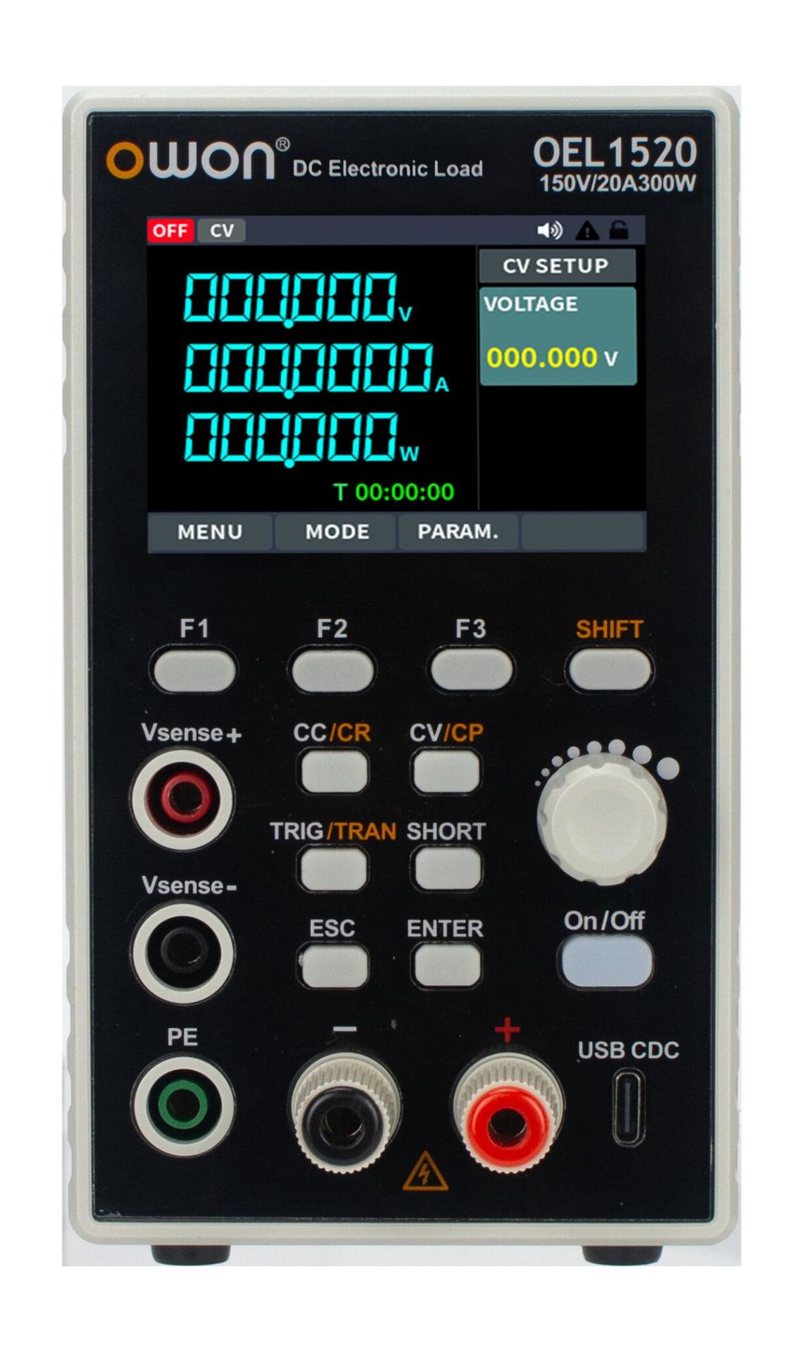 OWON OEL1520 DC Elektronik Yük – 150V / 20A / 300W