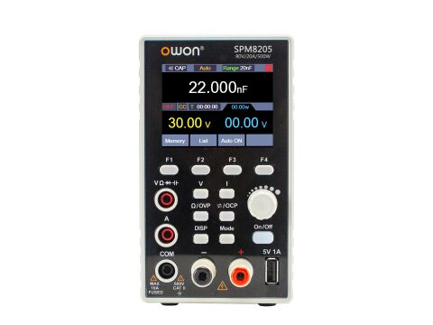 80V / 20A / 500W – DC Güç Kaynağı – Multimetre – OWON SPM8205