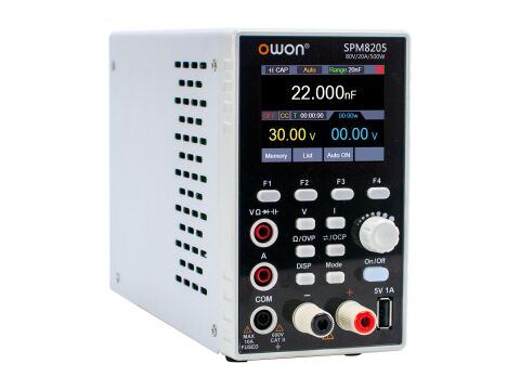 80V / 20A / 500W – DC Güç Kaynağı – Multimetre – OWON SPM8205