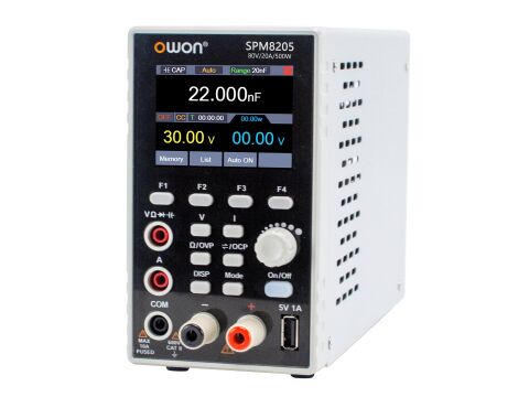 80V / 20A / 500W – DC Güç Kaynağı – Multimetre – OWON SPM8205