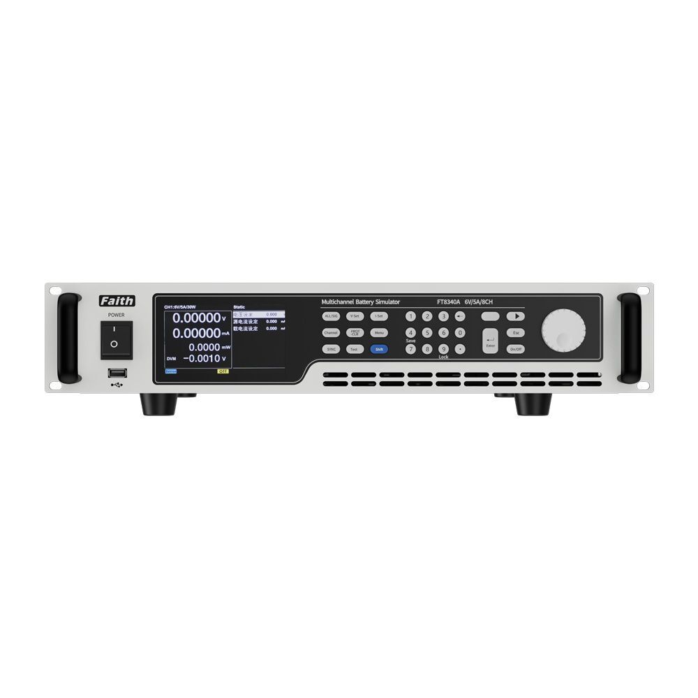 ±20V / ±10A – Batarya Hücresi Simülatörü – 12 Kanal – FaithTech FT8340 Serisi