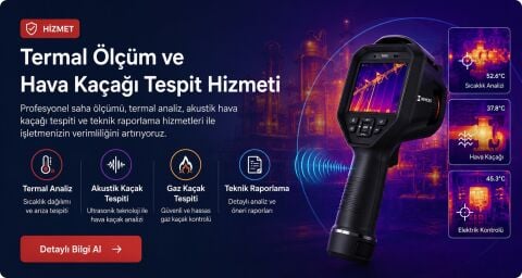 Endüstriyel Termal Analiz ve Kaçak Tespit Hizmetleri