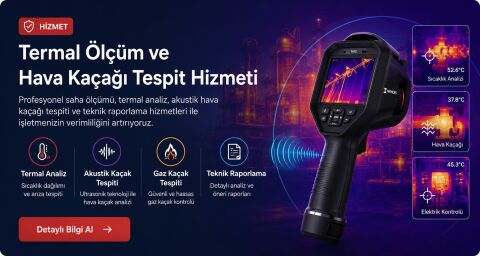 Endüstriyel Termal Analiz ve Kaçak Tespit Hizmetleri