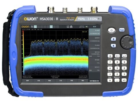 9 kHz – 3.6 GHz Gerçek Zamanlı Spektrum Analizörü ve (VNA) OWON HSA3036-R