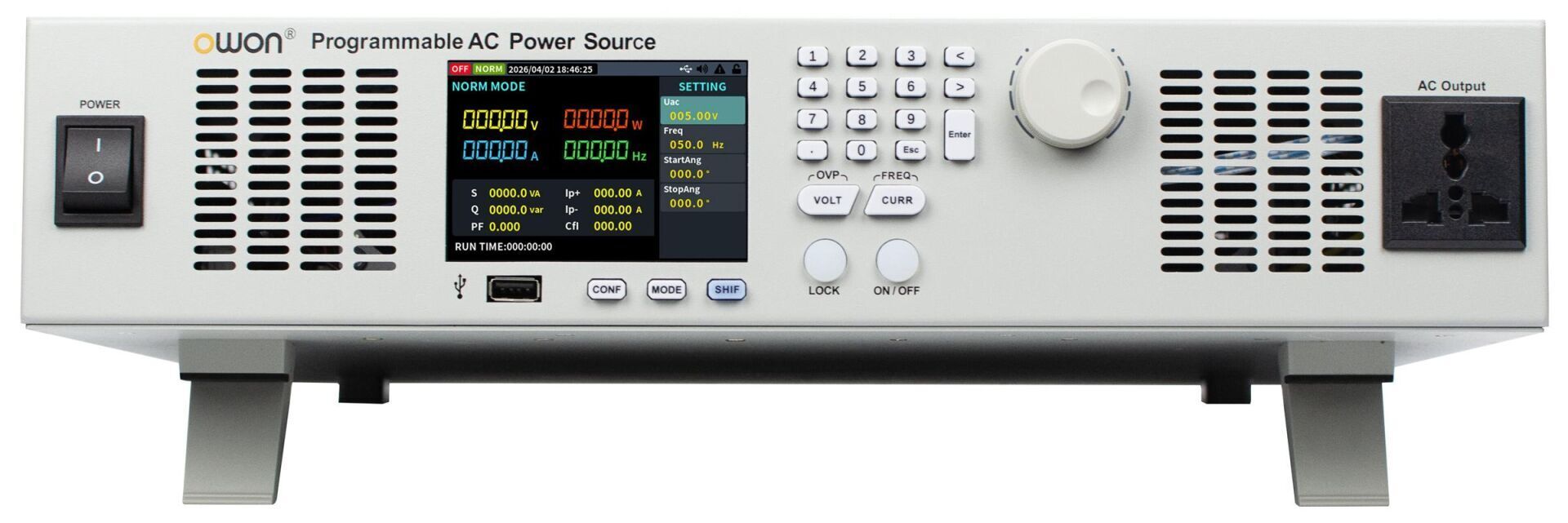 3 kVA – Programlanabilir AC Güç Kaynağı – OWON ACP3000