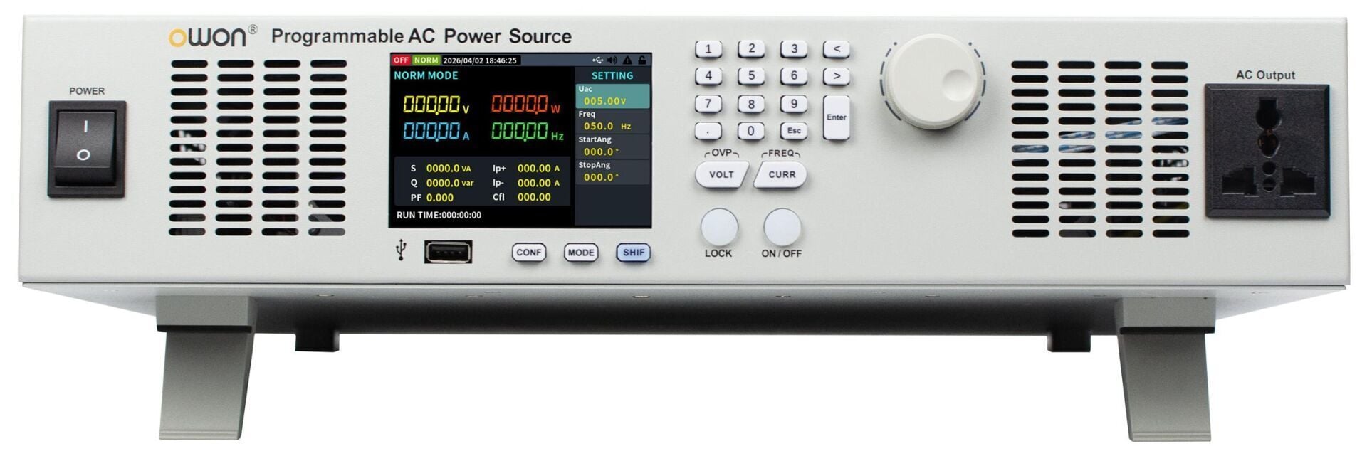 3 kVA – Programlanabilir AC Güç Kaynağı – OWON ACP3000