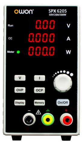 60V 20A 500W DC Güç Kaynağı OWON SPX6205