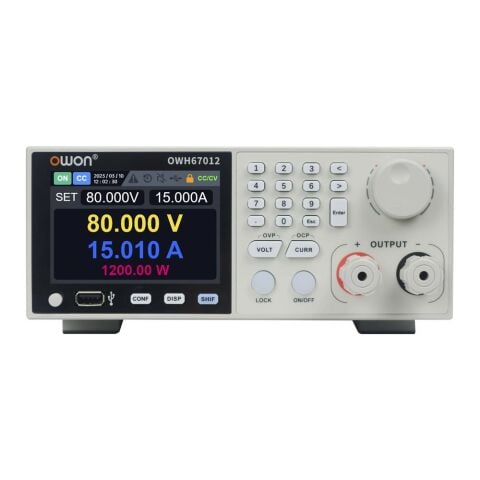 60V 30A 1000W Programlanabilir DC Güç Kaynağı – OWON OWH67010-60